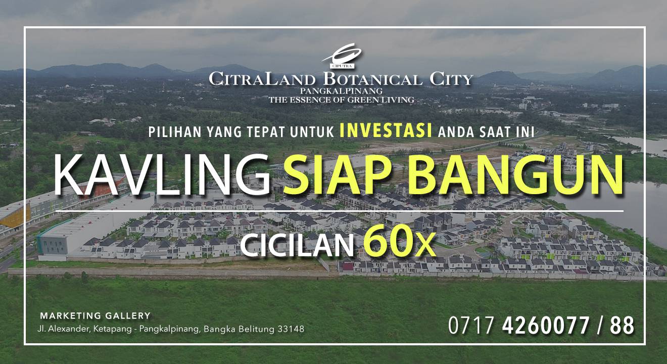 Kavling siap bangun : pilihan tepat untuk investasi Anda saat ini